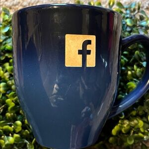 Blue Facebook Logo Mug